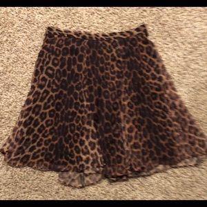 Gantos ladies animal print skirt size 10